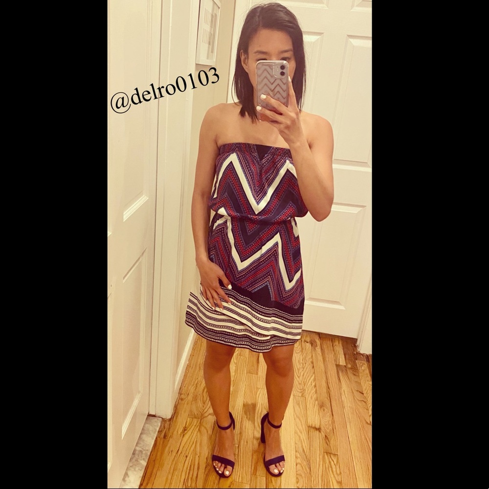 Express strapless dress